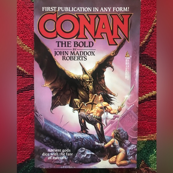 Conan the Bold by John Maddox Roberts TOR Trade Paperback 1st edition 1989 - Picture 1 of 4
